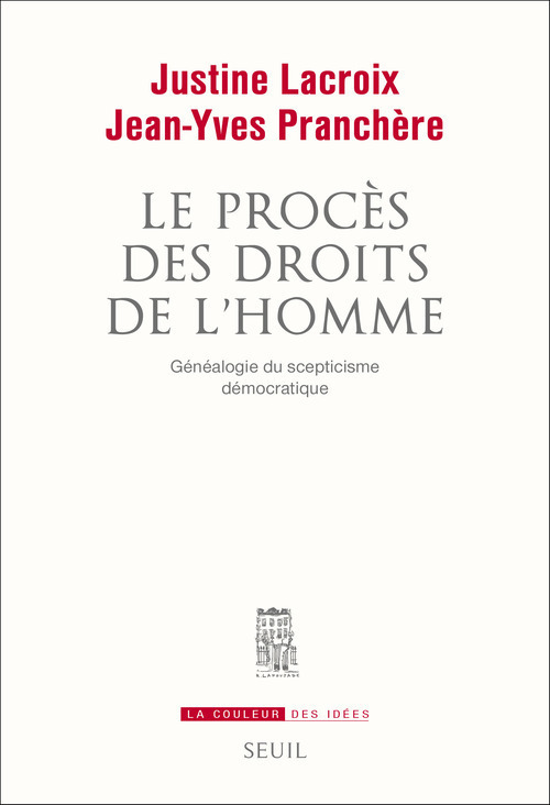 Le Procès des droits de l'homme, Généalogie du scepticisme démocratique (9782021181005-front-cover)