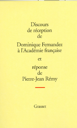 Discours de réception à l'académie française (9782246737711-front-cover)