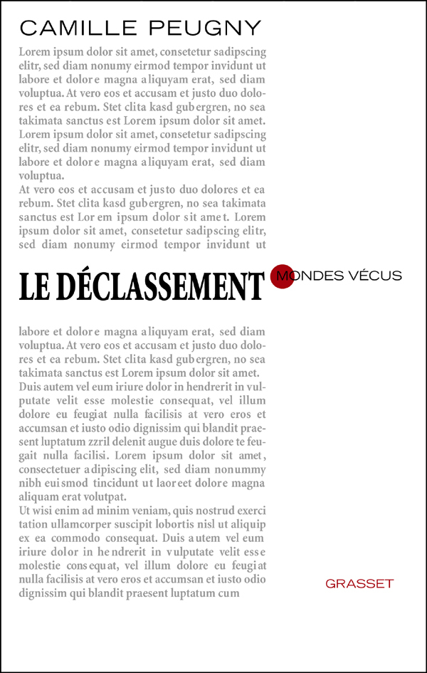 Le déclassement (9782246736813-front-cover)