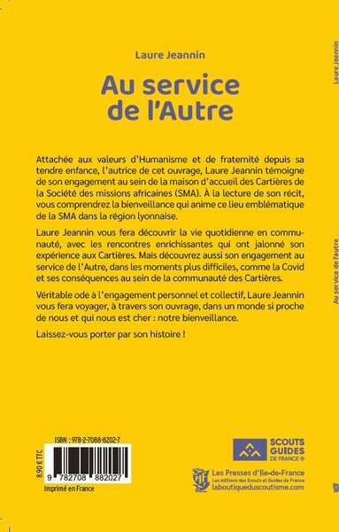 Au service de l'Autre (9782708882027-back-cover)