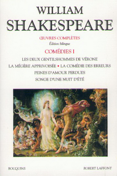 Shakespeare - Comédies - tome 1 - Edition bilingue français/anglais (9782221082331-front-cover)