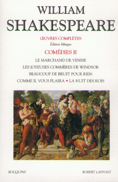 Shakespeare - Comédies - tome 2 - Edition bilingue français/anglais (9782221082348-front-cover)