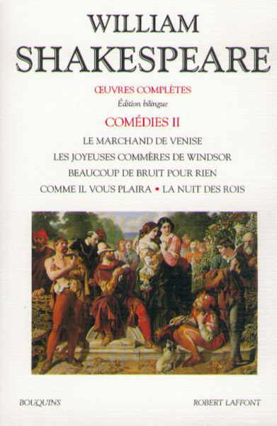 Shakespeare - Comédies - tome 2 - Edition bilingue français/anglais (9782221082348-front-cover)