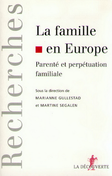 La famille en Europe (9782707124951-front-cover)