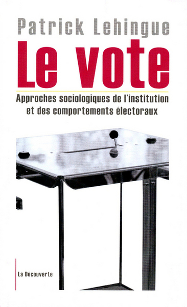 Le vote (9782707154491-front-cover)