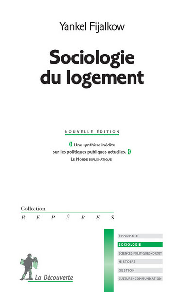 Sociologie du logement (9782707189448-front-cover)