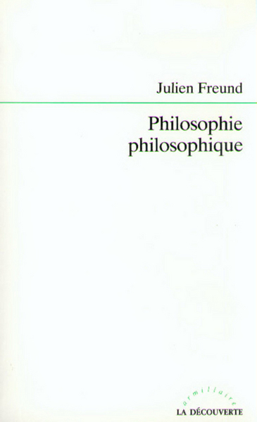 Philosophie philosophique (9782707119315-front-cover)