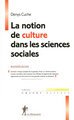 La notion de culture dans les sciences sociales (9782707158833-front-cover)