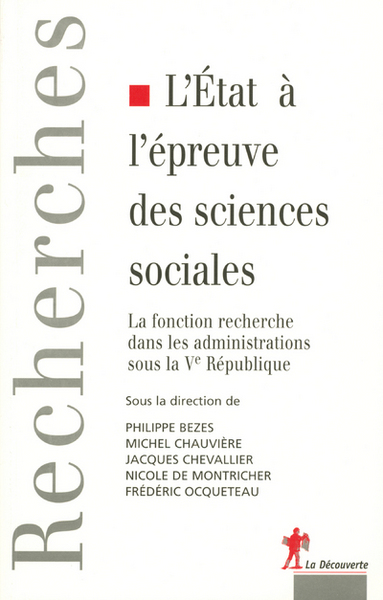 L'État à l'épreuve des sciences sociales (9782707147219-front-cover)