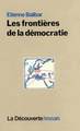 Les frontières de la démocratie (9782707121059-front-cover)