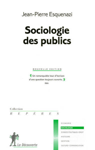 Sociologie des publics (9782707159045-front-cover)