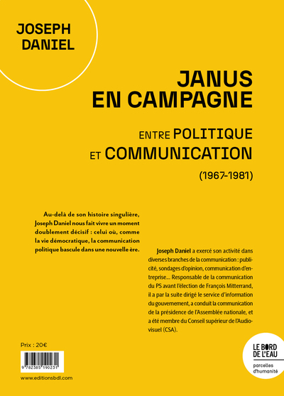 Janus en campagne, Entre politique et communication (1967-1981) (9782385190231-back-cover)