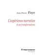 L'expérience narrative et ses transformations, Philosophie du transformat, volume 2 (9782705670818-front-cover)