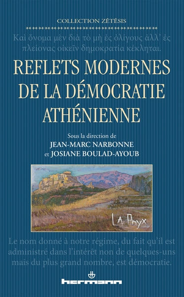 Reflets modernes de la démocratie athénienne (9782705696160-front-cover)