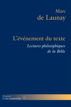 L'événement du texte, Lectures philosophiques de la Bible, Volume 2 (9782705690366-front-cover)