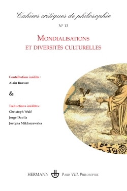 Cahiers critiques de philosophie, n° 13, Mondialisations et diversités culturelles (9782705688684-front-cover)