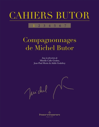 Cahiers Butor n° 1, Compagnonnages de Michel Butor (9782705695712-front-cover)