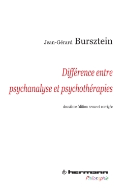 Différence entre psychanalyse et psychothérapies (9782705682385-front-cover)