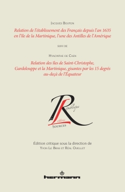 Relation de l'établissement des Français depuis l'an 1635 en l'île de la Martinique, Suivi de Relation des îles de Saint-Christo (9782705690700-front-cover)