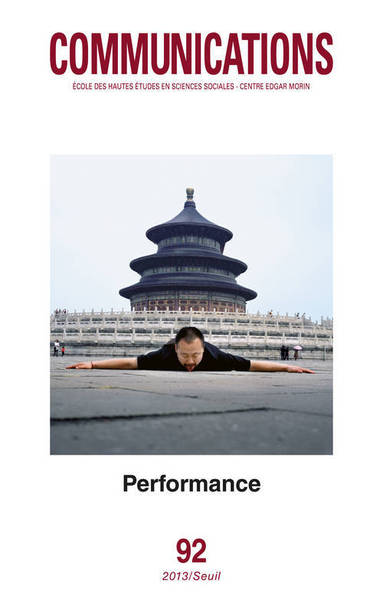 Communications, n°92. Performance. Le corps exposé., tome 92 (9782021098310-front-cover)