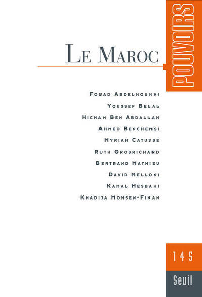 Pouvoirs, n° 145, tome 45, Le Maroc (9782021097832-front-cover)