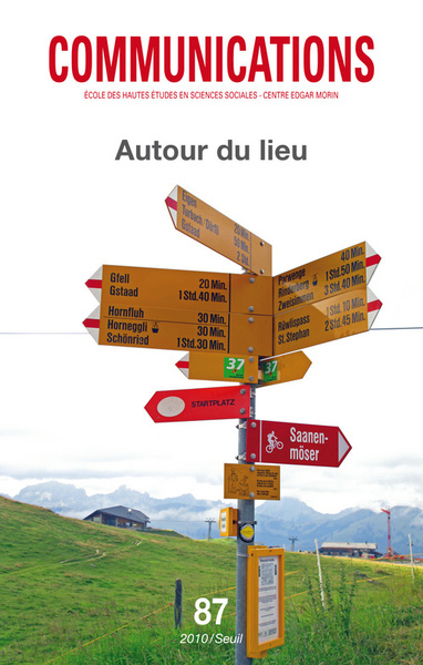 "Communications,  n°87. ""Autour du lieu"", tome 87" (9782021033908-front-cover)