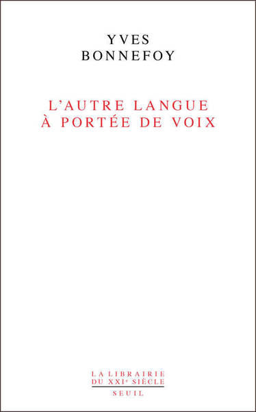L'Autre Langue à portée de voix (9782021081947-front-cover)
