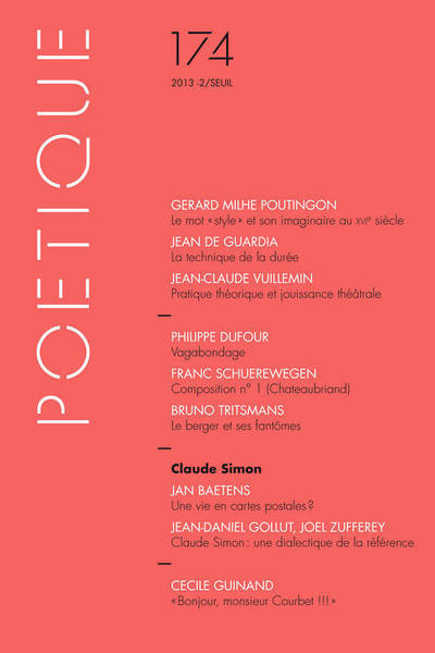Poétique, n°174, tome 74 (9782021098280-front-cover)