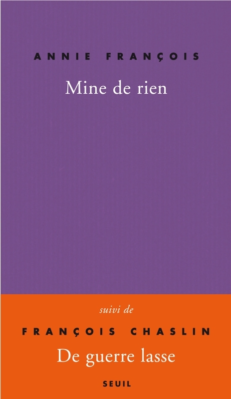 Mine de rien, Autobobographie (9782021075397-front-cover)
