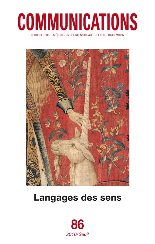 Communications,  n°86. Langages des sens (9782021022551-front-cover)