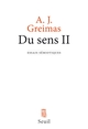 Du sens II, Essais sémiotiques (9782021081169-front-cover)
