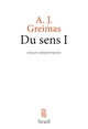 Du sens I, Essais sémiotiques (9782021081152-front-cover)