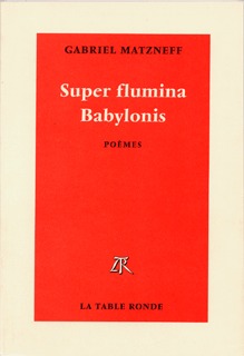 Super flumina Babylonis (9782710309598-front-cover)