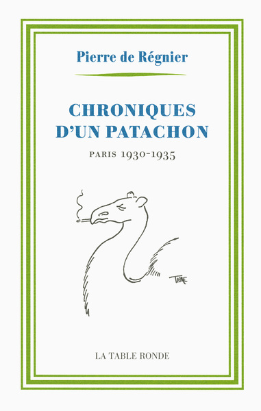 Chroniques d'un patachon, Paris, 1930-1935 (9782710371960-front-cover)