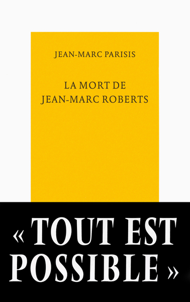 La mort de Jean-Marc Roberts (9782710370956-front-cover)