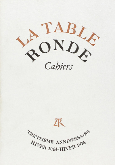 Cahiers, Trentième anniversaire (9782710311065-front-cover)
