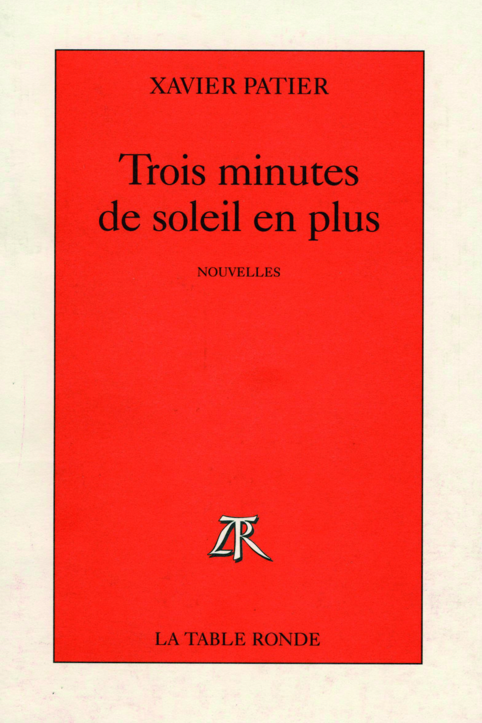 Trois minutes de soleil en plus (9782710307952-front-cover)