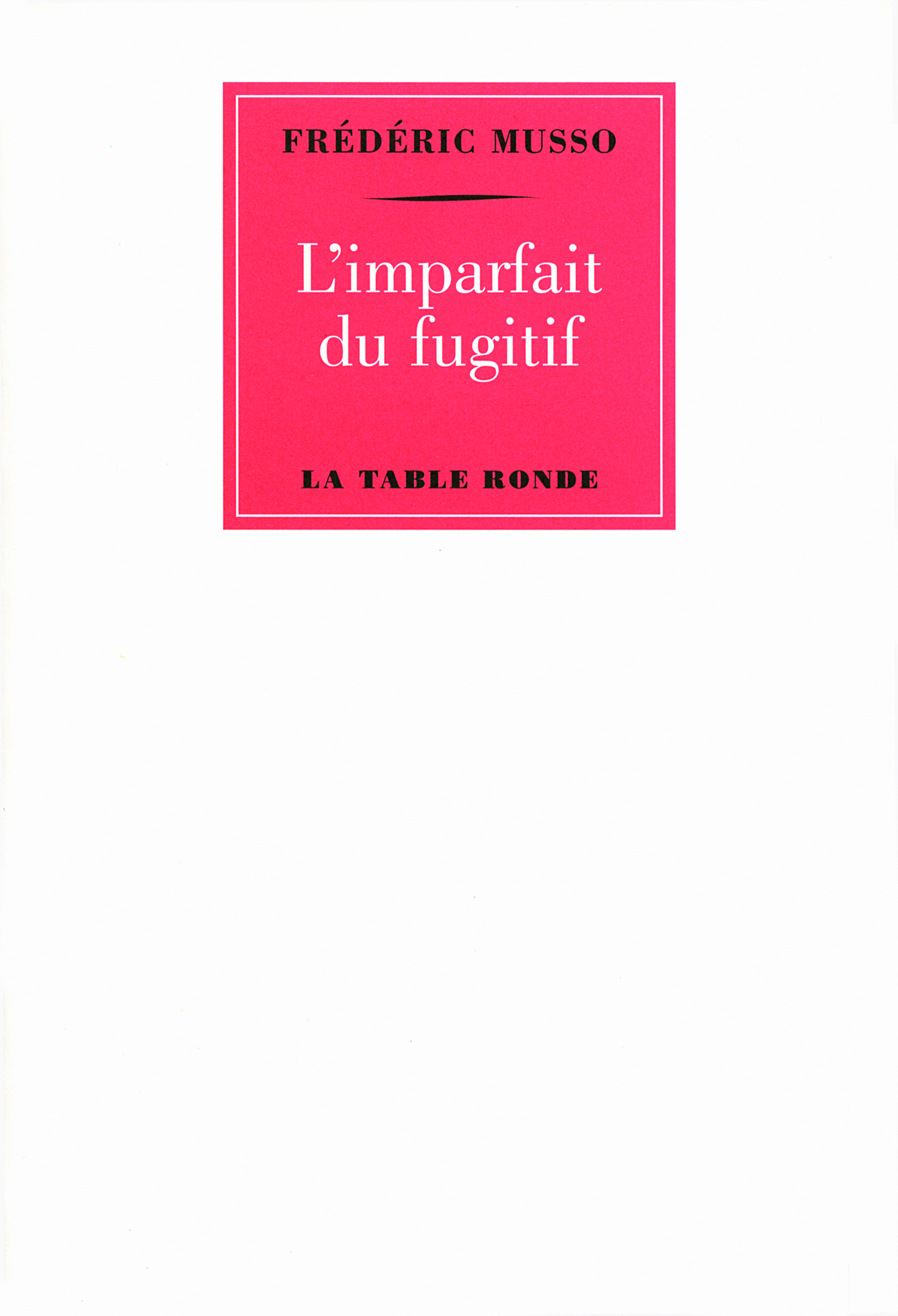 L'imparfait du fugitif (9782710331360-front-cover)