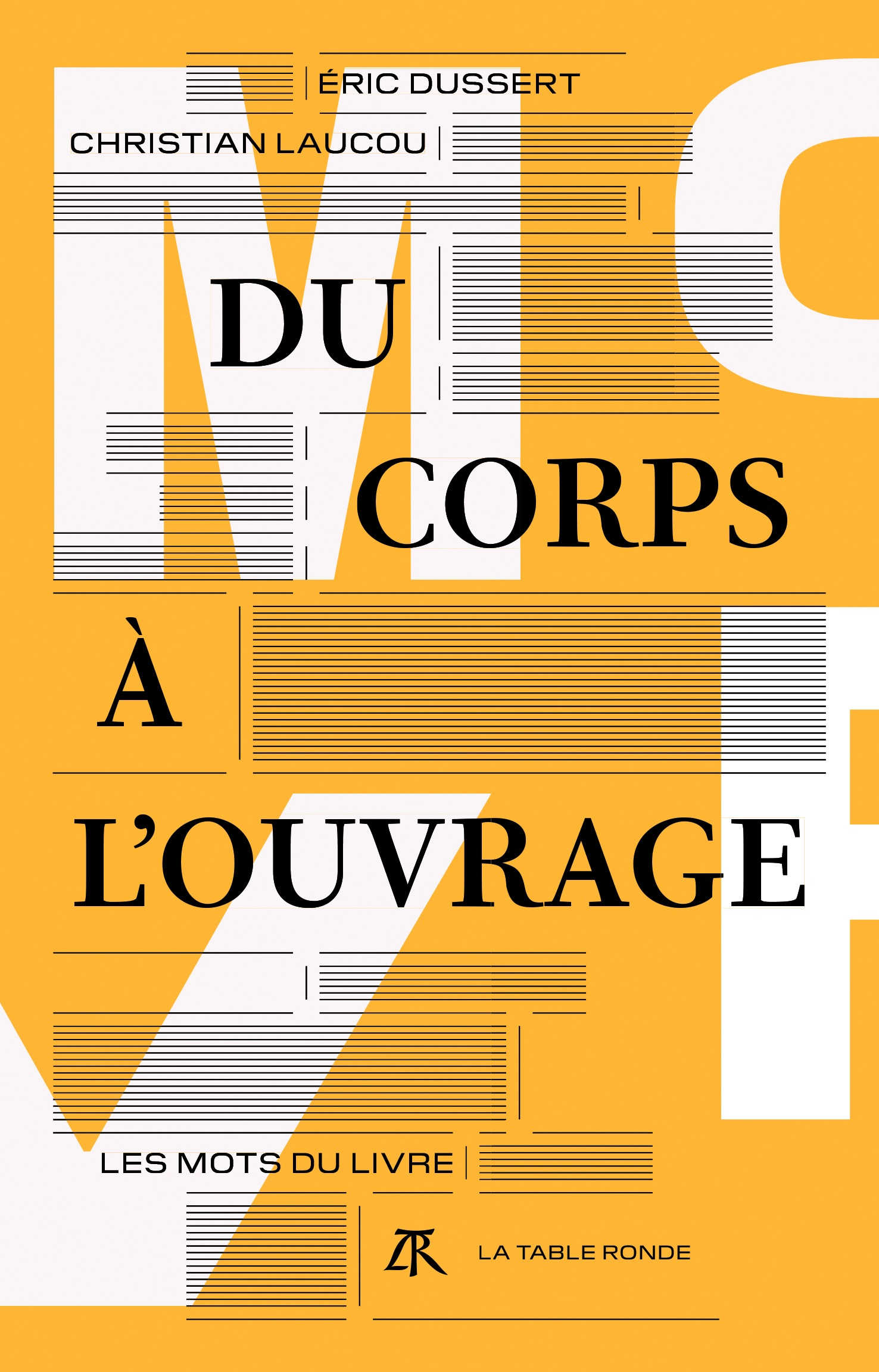 Du corps à l'ouvrage, Les mots du livre (9782710383710-front-cover)