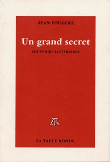 Un grand secret, Souvenirs littéraires (9782710326427-front-cover)