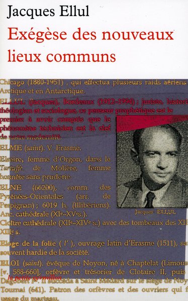 Exégèse des nouveaux lieux communs (9782710306467-front-cover)