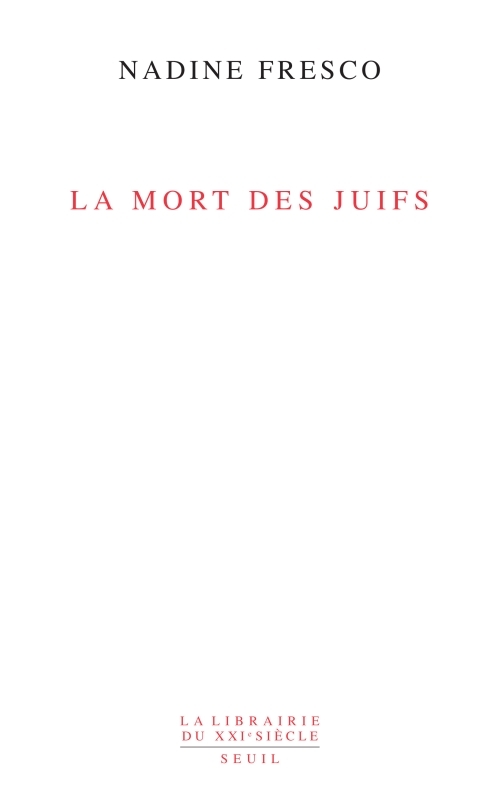 La Mort des juifs (9782020963879-front-cover)