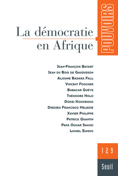 Pouvoirs, n° 129, tome 29, La Démocratie en Afrique (9782020986748-front-cover)