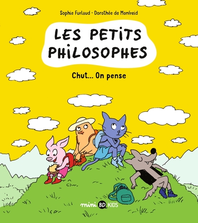 Les petits philosophes, Tome 02, Chut... on pense (9791036335990-front-cover)