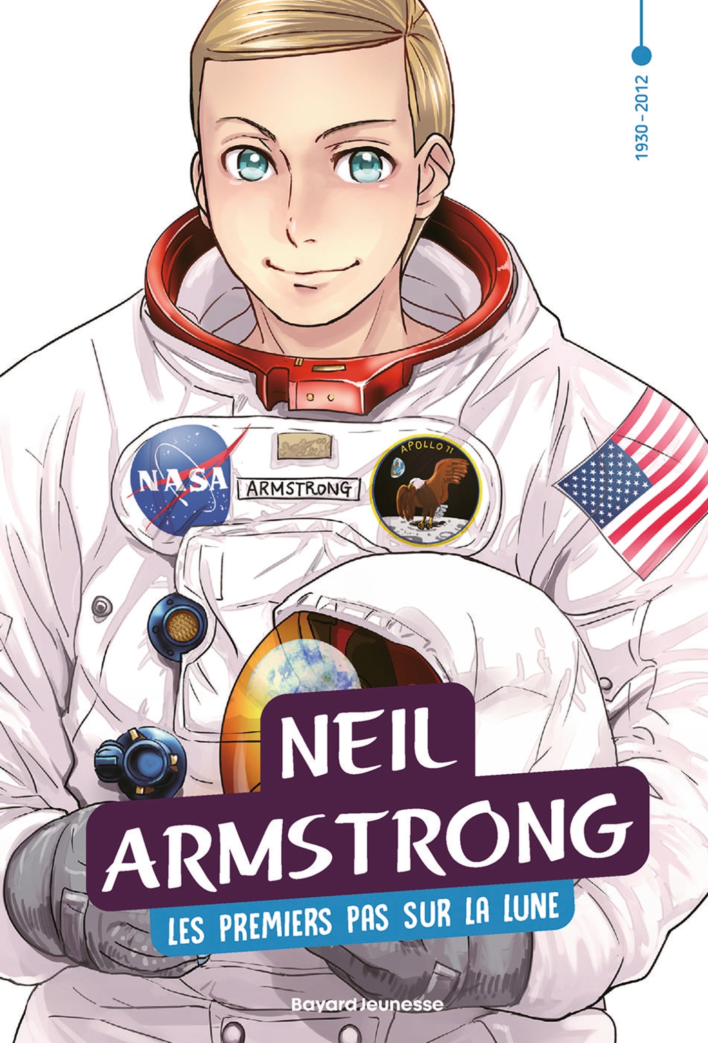 Le XXe siècle en manga, Tome 05, Neil Armstrong en manga (9791036365874-front-cover)