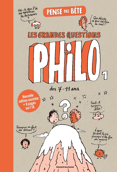 Pense pas bête, Tome 01, Les grandes questions philo des 7/11 ans - Questions philo (9791036385278-front-cover)
