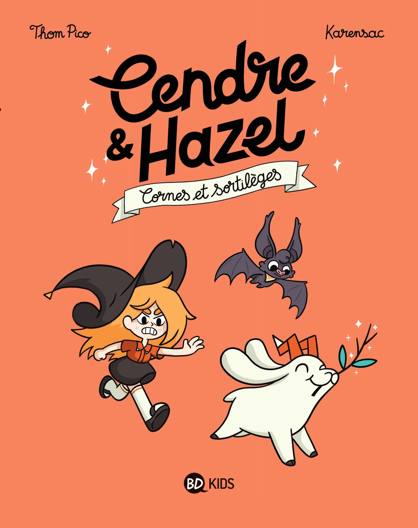 Cendre et Hazel, Tome 03, CENDRE ET HAZEL T03 NE - CORNES ET SORTILEGES (9791036389375-front-cover)