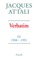 Verbatim, Chronique des années 1988-1991 (9782213594248-front-cover)
