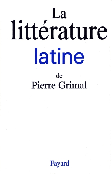 La litterature latine (9782213593395-front-cover)