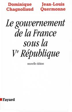 Le Gouvernement de la France sous la Ve République (9782213594958-front-cover)